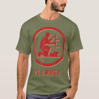  Plumber Retro T-shirt