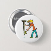 Plumber Ronde Button 5,7 Cm (Voorkant /achterkant)