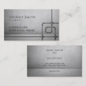 Plumber Slogans Visitekaartjes (Voorkant / Achterkant)