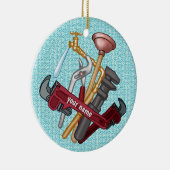 Plumber Tools Keramisch Ornament (Rechts)