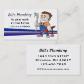 Plumber visitekaartje (Voorkant / Achterkant)