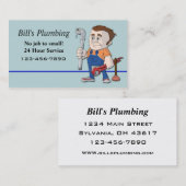 Plumber visitekaartje (Voorkant / Achterkant)