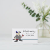 Plumber visitekaartje (Staand voorkant)