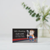 Plumber visitekaartje (Staand voorkant)