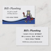 Plumber visitekaartje (Voorkant / Achterkant)