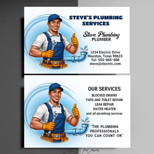 Plumber  visitekaartje