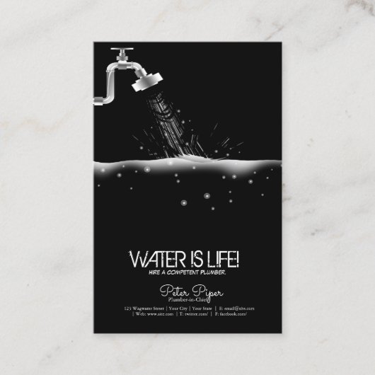Plumber Visitekaartje (Voorkant)