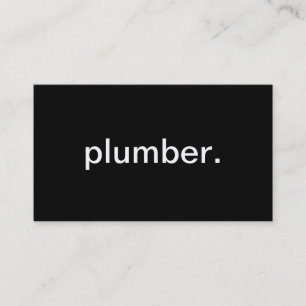 Plumber Visitekaartje