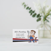 Plumber visitekaartje (Staand voorkant)