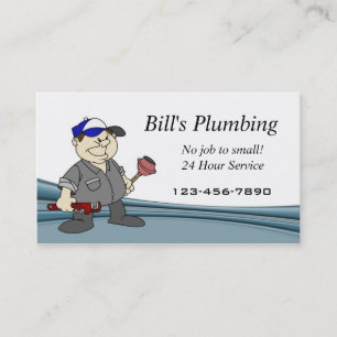 Plumber visitekaartje