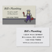 Plumber visitekaartje (Voorkant / Achterkant)