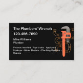 Plumber Visitekaartjes Plumbing Thema (Voorkant)