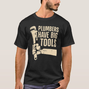 Plumber voor mannen, pijpleidingleiding te t-shirt