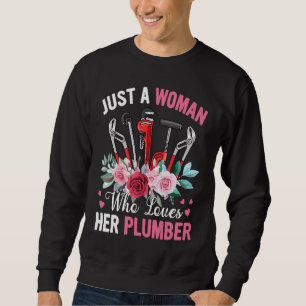 Plumber Vriendin Plumbing Handyman Pipe Fitter Trui