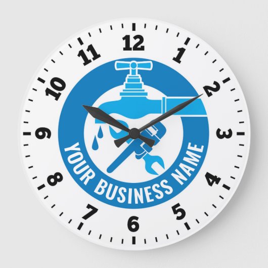 Plumber Wall-vergrendeling Grote Klok (Voorkant)