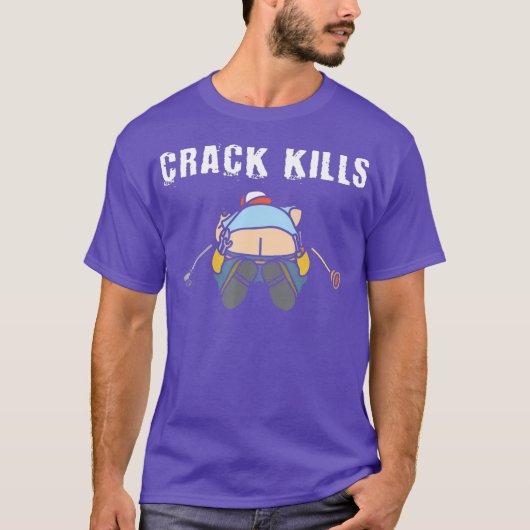 Plumbers crack Construction Worker Cleavage T-shirt (Voorkant)