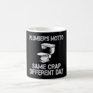Plumber's motto's dezelfde dag koffiemok