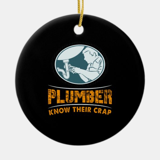 Plumbing Gift Keramisch Ornament (Voorkant)