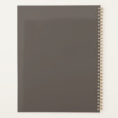 Plume Aquarelle, Planificateur (Dos)