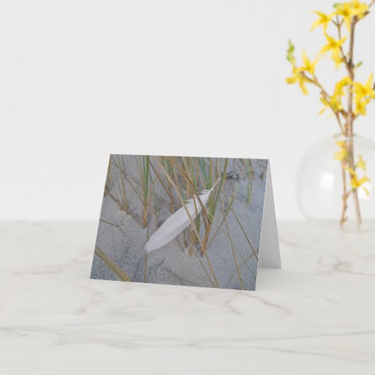 Plume de mouette d'IBSP dans la carte de note (Fleur jaune)