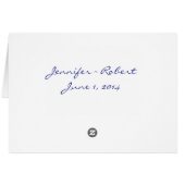 Plume de paon dans la carte de nombre de Tableau (Dos Horizontal)