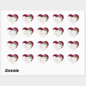 Plume de paon en perles - Stickers de phoques Mari (Feuille)