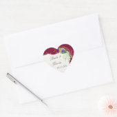 Plume de paon en perles - Stickers de phoques Mari (Enveloppe)