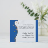 Plume de paon en torrents - Faire-part de mariage (Debout devant)