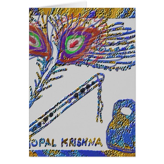 Plume de paon et cannelure - lièvre Krishna (Devant)