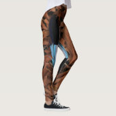 Plume Magique sur Legging Feuilles de Baobab (Droite)