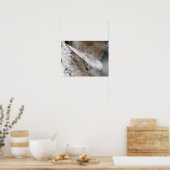 Plume uit de uitbarsting van Chaiten vulcano, Chil Poster (Keuken)