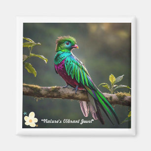 "Plumed Beauty" Magneet