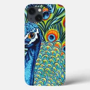 Plumed Peacock I iPhone 13 Hoesje