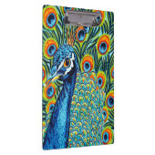 Plumed Peacock I Klembord (Rechts)