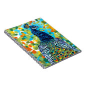 Plumed Peacock II Notitieboek (Rechterzijde)