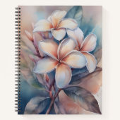 Plumeria at Dawn Notebook Notitieboek (Voorkant)