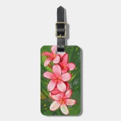 plumeria bagagelabel (Voorkant verticaal)
