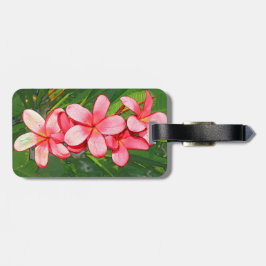 plumeria bagagelabel