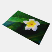 Plumeria Bloem Fotografie Deurmat (Schuin)