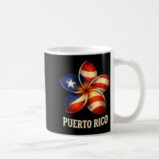 Plumeria Bloem Puerto Rico Trots Vlag Koffiemok