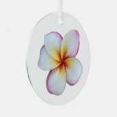 Plumeria Bloom Metal Ornament (Voorkant Rechts)