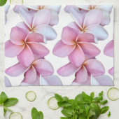 Plumeria Blooms Serviettes de cuisine (Plié)