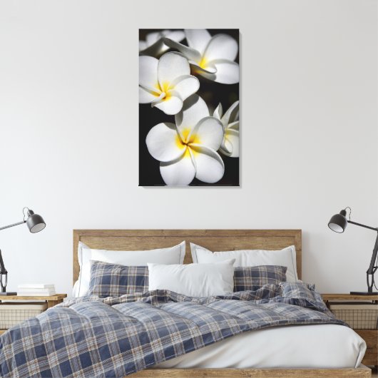 Plumeria Canvas Afdruk (Insitu (Slaapkamer))