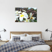Plumeria Canvas Print 1 (Insitu (Slaapkamer))