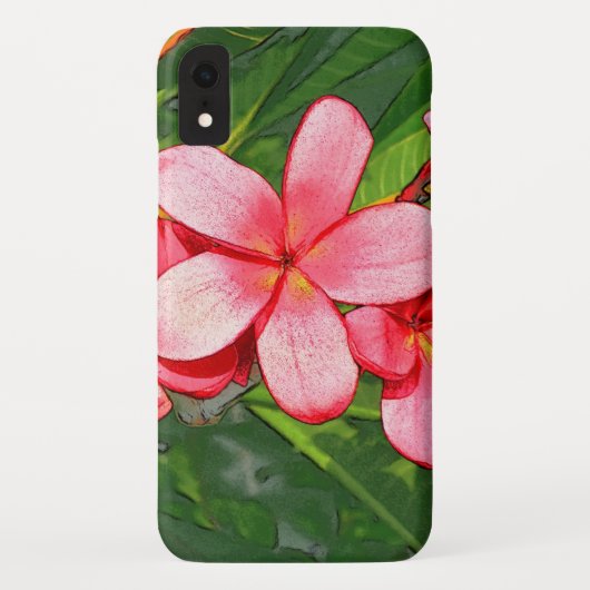 Plumeria Case-Mate iPhone Case (Achterkant)
