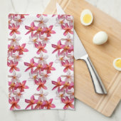 Plumeria Collage Kitchen Towel Theedoek (Quarter Fold)