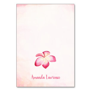 Plumeria coucher de soleil Cartes de lieux personn