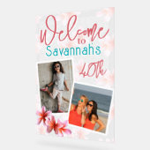 Plumeria Fleurs Photo Anniversaire Bienvenue (Angle)