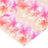 Plumeria Fleurs Rose Orange Nappe (Angle)