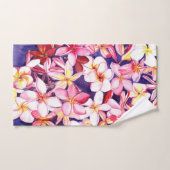 Plumeria flottante (Serviette à main)